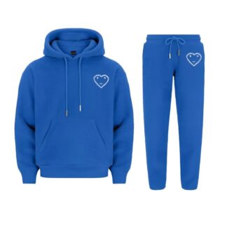Blue Carsicko Tracksuit front view