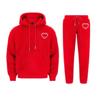 Red Carsicko Tracksuit front view